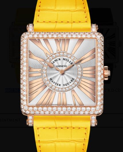 Review Franck Muller Master Square Ladies Replica Watch for Sale Cheap Price 6002 M QZ REL R D CD 1R